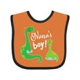 thumbnail image 1 of Inktastic Nanas Boy Grandson Dinosaur Boys Baby Bib, 1 of 4