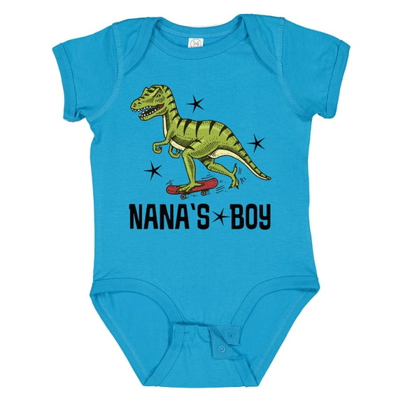 Inktastic Nanas Boy Grandson Dinosaur Boys Baby Bodysuit