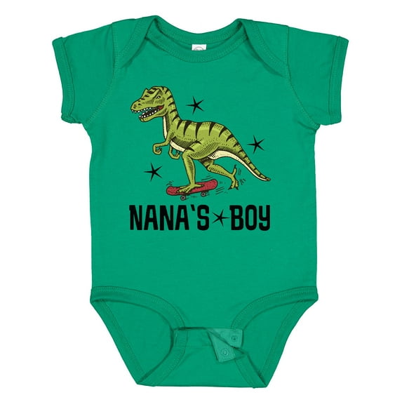 Inktastic Nanas Boy Grandson Dinosaur Boys Baby Bodysuit