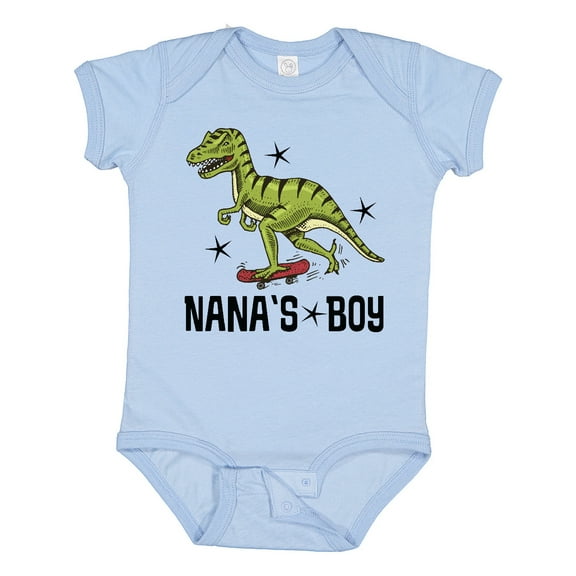 Inktastic Nanas Boy Grandson Dinosaur Boys Baby Bodysuit