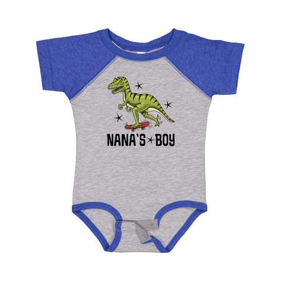 Inktastic Nanas Boy Grandson Dinosaur Boys Baby Bodysuit