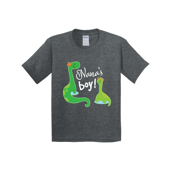 Inktastic Nanas Boy Grandson Dinosaur Youth T-Shirt