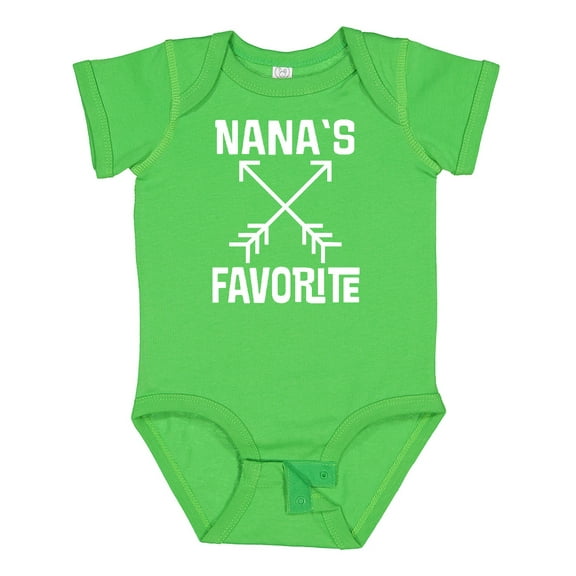 Inktastic Nanas Favorite Grandson Boys or Girls Baby Bodysuit