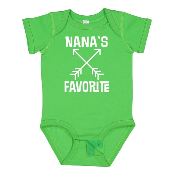 Inktastic Nanas Favorite Grandson Boys or Girls Baby Bodysuit