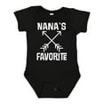 thumbnail image 1 of Inktastic Nanas Favorite Grandson Boys or Girls Baby Bodysuit, 1 of 5