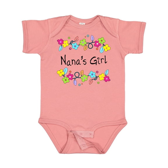 Inktastic Nanas Girl Bright Flowers Girls Baby Bodysuit