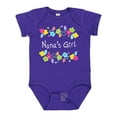 thumbnail image 1 of Inktastic Nanas Girl Bright Flowers Girls Baby Bodysuit, 1 of 5