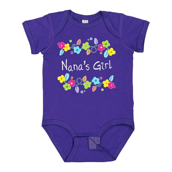 Inktastic Nanas Girl Bright Flowers Girls Baby Bodysuit