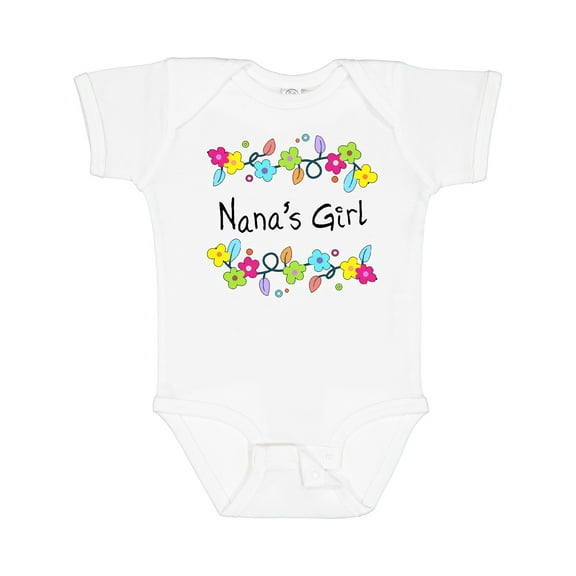 Inktastic Nanas Girl Bright Flowers Girls Baby Bodysuit