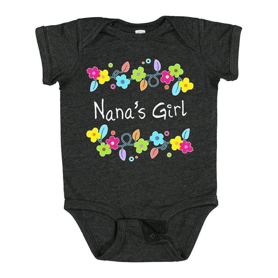 Inktastic Nanas Girl Bright Flowers Girls Baby Bodysuit