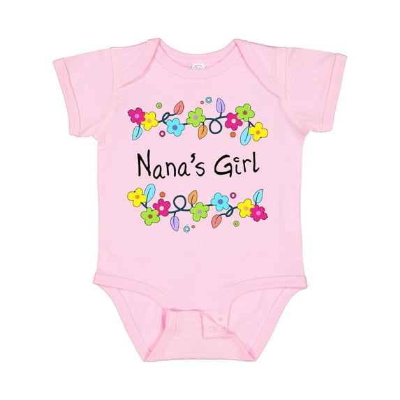 Inktastic Nanas Girl Bright Flowers Girls Baby Bodysuit