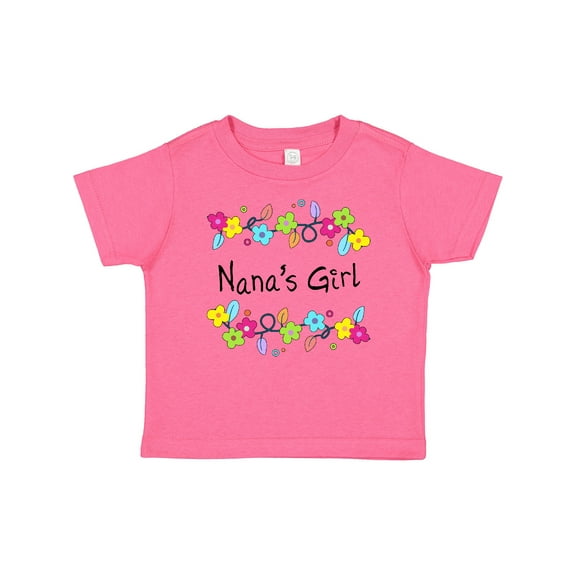 Inktastic Nanas Girl Bright Flowers Girls Baby T-Shirt