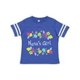 thumbnail image 1 of Inktastic Nanas Girl- Bright Flowers Girls Toddler T-Shirt, 1 of 5