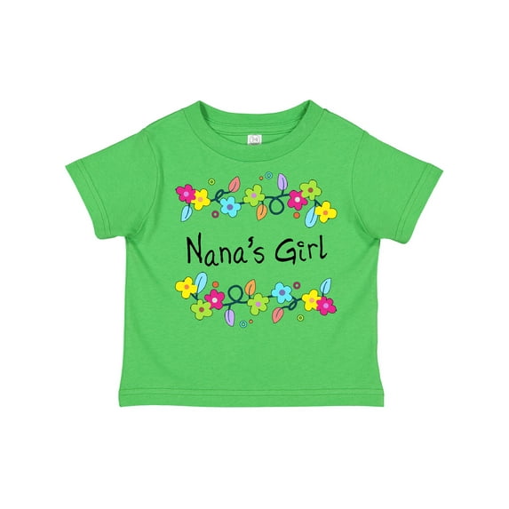 Inktastic Nanas Girl- bright flowers Girls Toddler T-Shirt