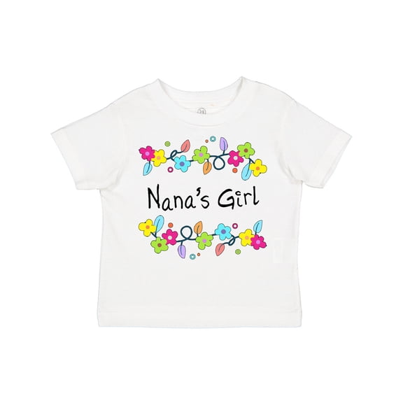 Inktastic Nanas Girl- bright flowers Girls Toddler T-Shirt