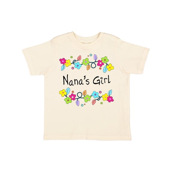 Inktastic Nanas Girl- bright flowers Girls Toddler T-Shirt