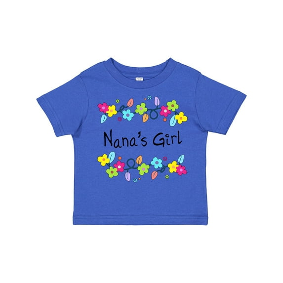 Inktastic Nanas Girl- bright flowers Girls Toddler T-Shirt
