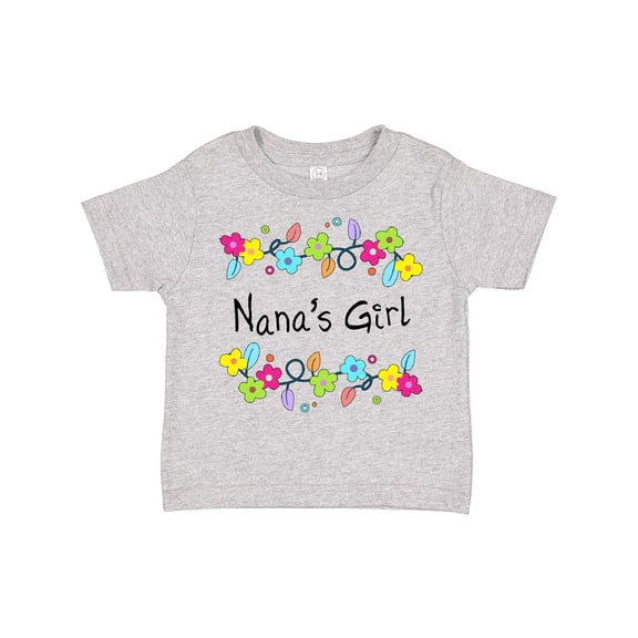 Inktastic Nanas Girl- bright flowers Girls Toddler T-Shirt