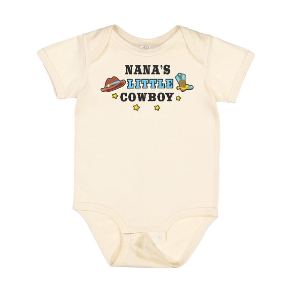Inktastic Nanas Little Cowboy with Cowboy Hat and Boots Boys Baby Bodysuit