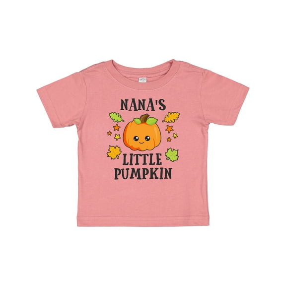 Inktastic Nanas Little Pumpkin with Leaves and Stars Boys or Girls Baby T-Shirt