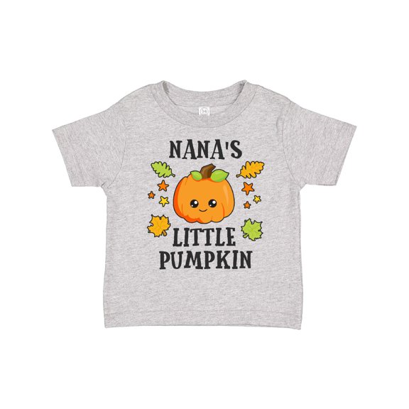 Inktastic Nanas Little Pumpkin with Leaves and Stars Boys or Girls Toddler T-Shirt