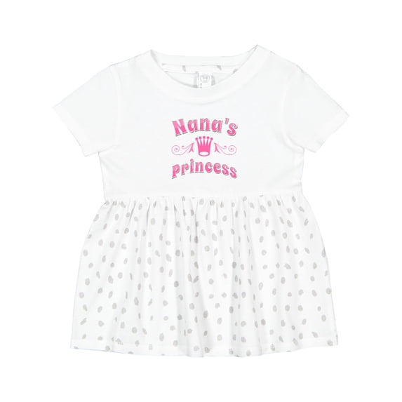 Inktastic Nanas Princess Granddaughter Girls Baby Dress