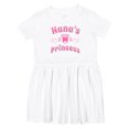 thumbnail image 1 of Inktastic Nanas Princess Granddaughter Girls Toddler Dress, 1 of 5