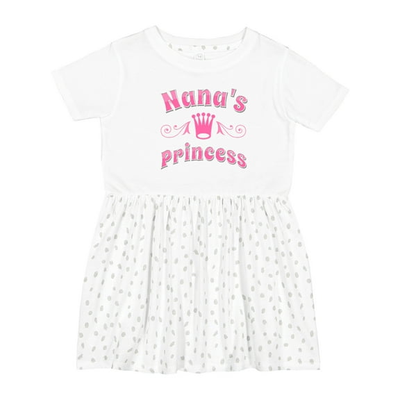 Inktastic Nanas Princess Granddaughter Girls Toddler Dress