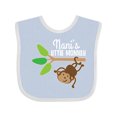 thumbnail image 1 of Inktastic Nani Little Monkey Grandchild Boys or Girls Baby Bib, 1 of 4