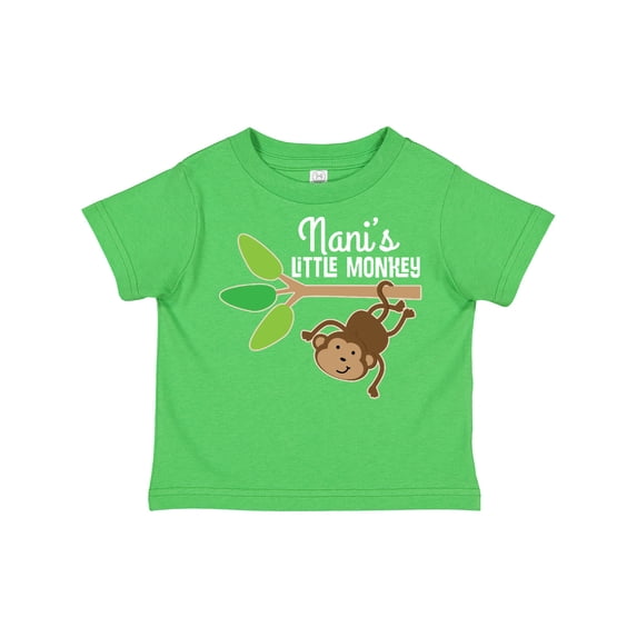Inktastic Nani Little Monkey Grandchild Boys or Girls Toddler T-Shirt