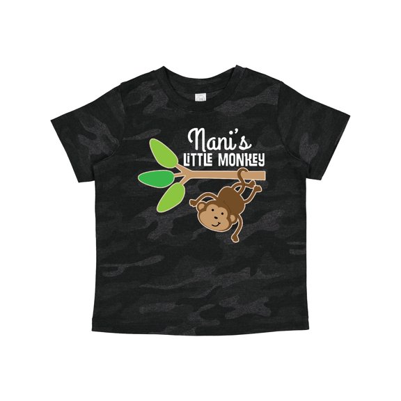 Inktastic Nani Little Monkey Grandchild Boys or Girls Toddler T-Shirt