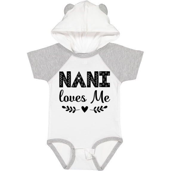 Inktastic Nani Loves Me Baby Clothes Girls Baby Bodysuit