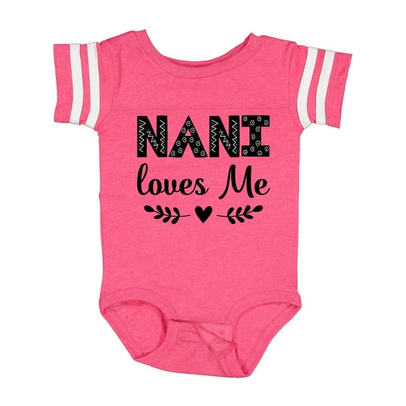 Inktastic Nani Loves Me Baby Clothes Girls Baby Bodysuit