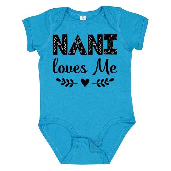 Inktastic Nani Loves Me Baby Clothes Girls Baby Bodysuit