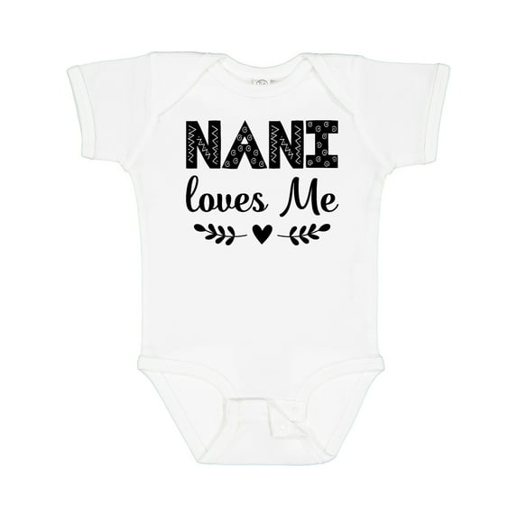 Inktastic Nani Loves Me Baby Clothes Girls Baby Bodysuit