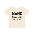 thumbnail image 1 of Inktastic Nani Loves Me Baby Clothes Girls Baby T-Shirt, 1 of 5