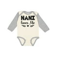 thumbnail image 1 of Inktastic Nani Loves Me Baby Clothes Girls Long Sleeve Baby Bodysuit, 1 of 5