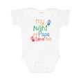 thumbnail image 1 of Inktastic Nani and Papa Love Me Boys or Girls Baby Bodysuit, 1 of 5