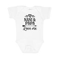 thumbnail image 1 of Inktastic Nani and Papa Love Me Boys or Girls Baby Bodysuit, 1 of 5