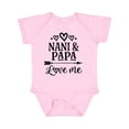 thumbnail image 1 of Inktastic Nani and Papa Love Me Boys or Girls Baby Bodysuit, 1 of 5