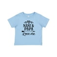thumbnail image 1 of Inktastic Nani and Papa Love Me Boys or Girls Baby T-Shirt, 1 of 5