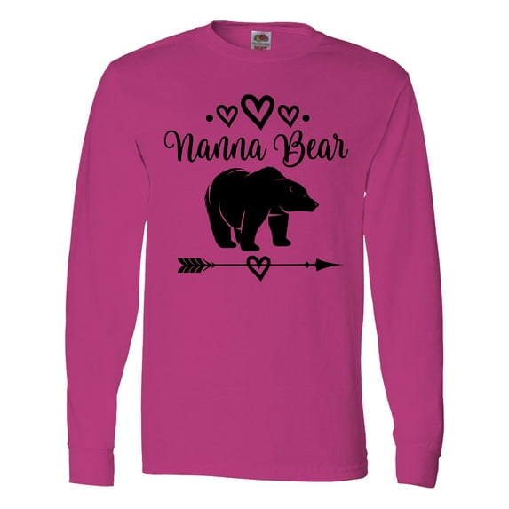 Inktastic Nanna Bear Grandma Long Sleeve T-Shirt