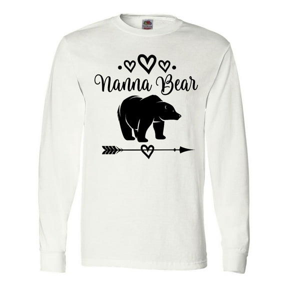Inktastic Nanna Bear Grandma Long Sleeve T-Shirt