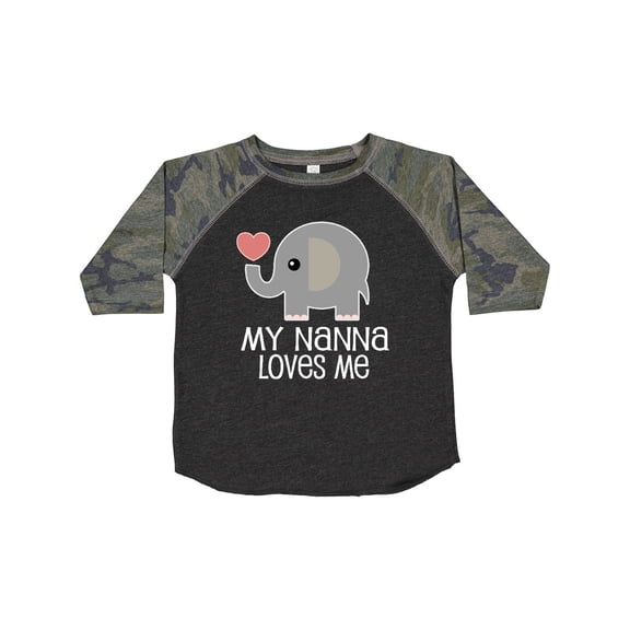 Inktastic Nanna Loves Me Grandchild Boys or Girls Toddler T-Shirt