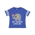 thumbnail image 1 of Inktastic Nanna Loves Me Grandchild Boys or Girls Toddler T-Shirt, 1 of 5