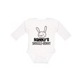 thumbnail image 1 of Inktastic Nanny Bunny Rabbit Grandchild Boys or Girls Long Sleeve Baby Bodysuit, 1 of 5