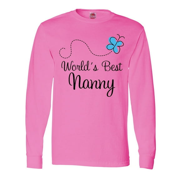 Inktastic Nanny Long Sleeve T-Shirt