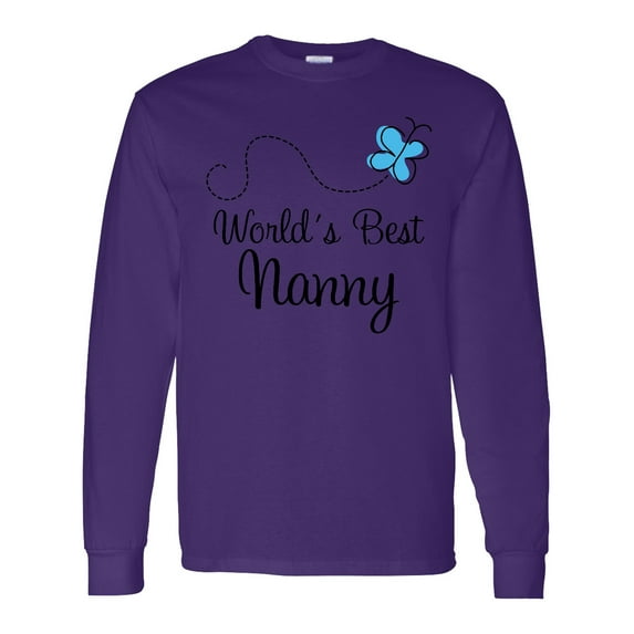 Inktastic Nanny Long Sleeve T-Shirt