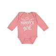 thumbnail image 1 of Inktastic Nanny Girl Granddaughter Girls Long Sleeve Baby Bodysuit, 1 of 5