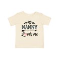 thumbnail image 1 of Inktastic Nanny Loves Me Grandchild Girls Baby T-Shirt, 1 of 5